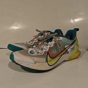 Nike Force Zoom Trout LTD TF White Aurora Green Volt CZ5916-100 Mens Size 12 US